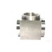SS Tee Solid Body Female Thread Stainless Steel 304
